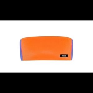 Orange and purple triangl top